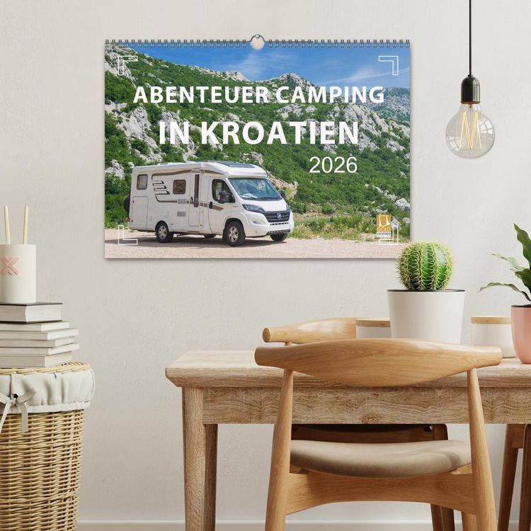 Produktbild: Abenteuer Camping in Kroatien (Wandkalender 2026 DIN A3 quer), CALVENDO Monatskalender