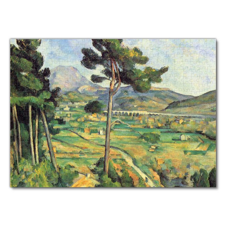 Produktbild: Lais Puzzle Paul C&eacute;zanne - Montaigne Sainte-Victoire, von Bellevue aus gesehen 500 Teile
