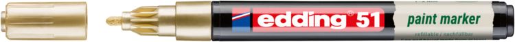 Produktbild: Edding 51 EcoLine 4-51-053 Lackmarker Gold 1 mm, 2mm