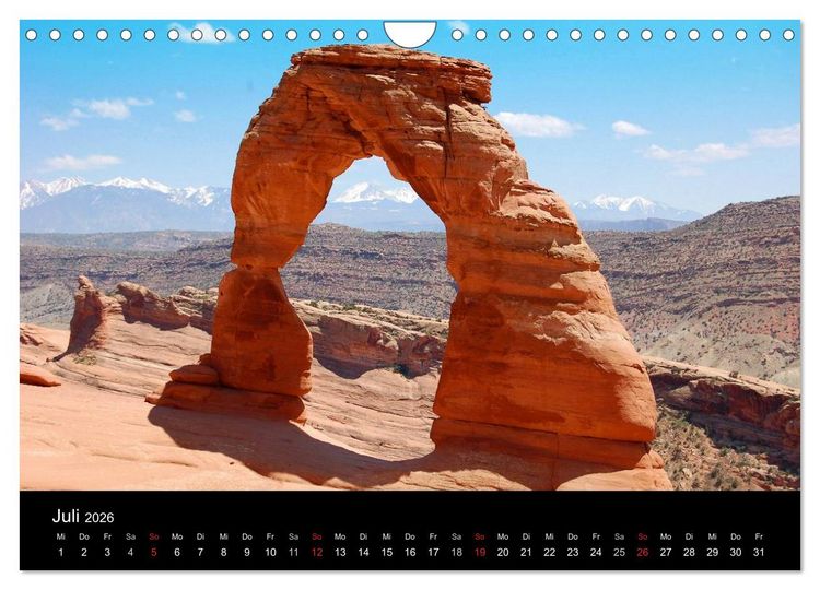 Produktbild: USA Landscapes (Wandkalender 2026 DIN A4 quer), CALVENDO Monatskalender