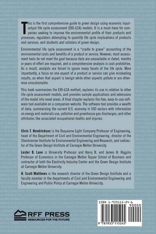 Produktbild: Environmental Life Cycle Assessment of Goods and Services