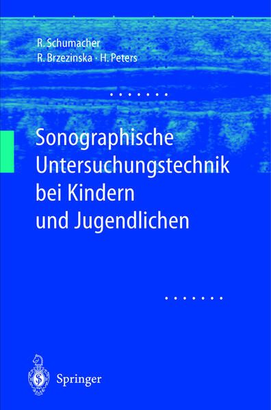 Produktbild: Sonographische Untersuchungstechnik bei Kindern und Jugendlichen