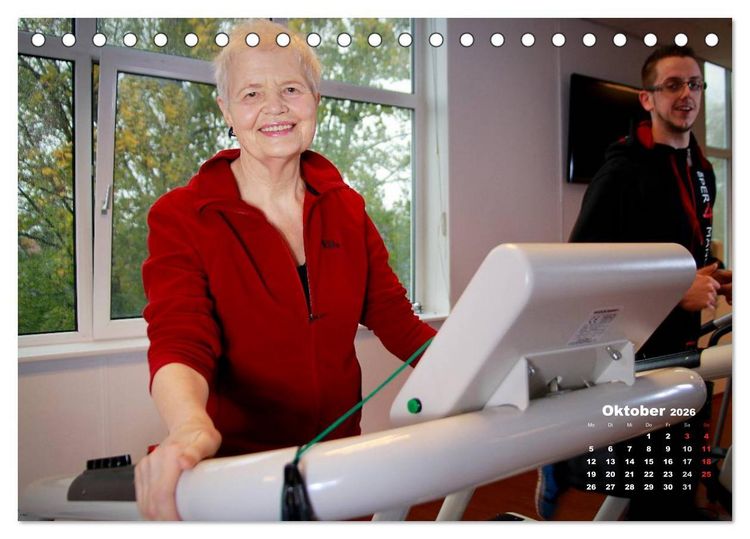 Produktbild: "Sch&ouml;nheit im Alter" - Fit und Aktiv (Tischkalender 2026 DIN A5 quer), CALVENDO Monatskalender