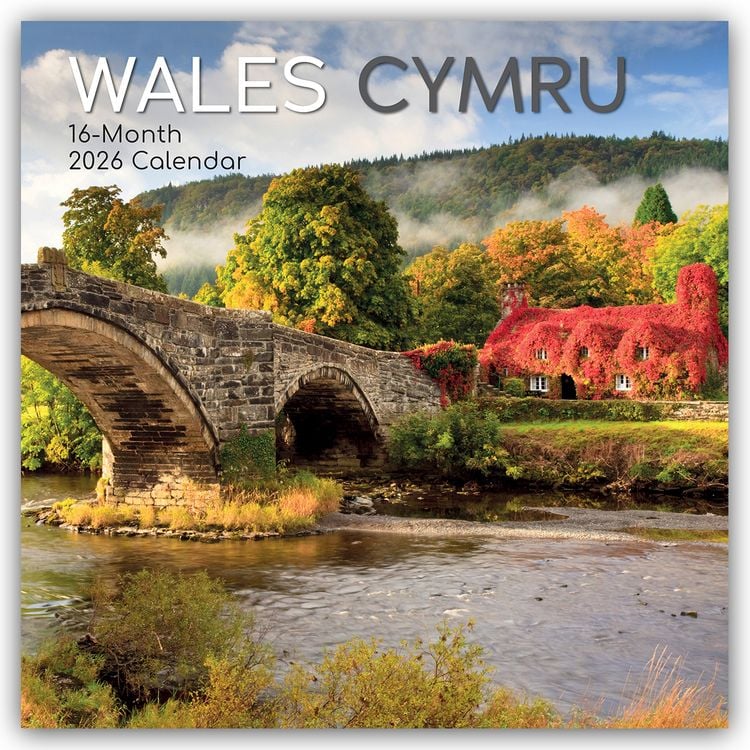 Produktbild: Wales 2026 – 16-Monatskalender