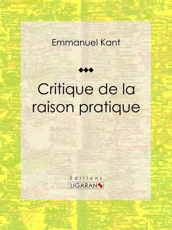 Produktbild: Critique de la raison pratique