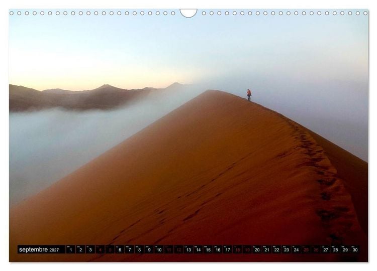 Produktbild: Namibie Rouge et Or (Calendrier mural 2027 DIN A3 vertical), CALVENDO calendrier mensuel