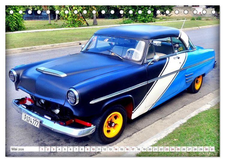 Produktbild: Amerikanische Kleinwagen - Oldtimer (Tischkalender 2026 DIN A5 quer), CALVENDO Monatskalender