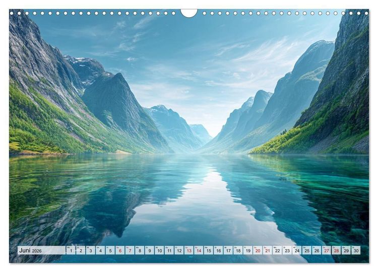 Produktbild: Die Sprache der Gipfel (Wandkalender 2026 DIN A3 quer), CALVENDO Monatskalender