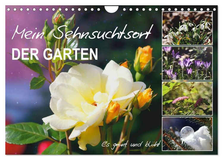 Produktbild: Mein Sehnsuchtsort, der Garten (Wandkalender 2026 DIN A4 quer), CALVENDO Monatskalender