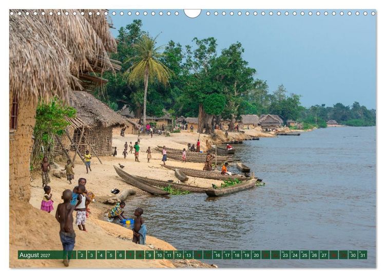 Produktbild: KONGO - das dunkle Herz Afrikas (Wandkalender 2027 DIN A3 quer), CALVENDO Monatskalender