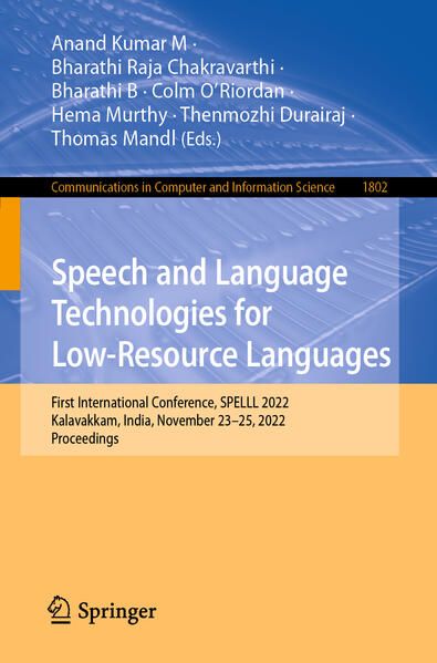 Produktbild: Speech and Language Technologies for Low-Resource Languages