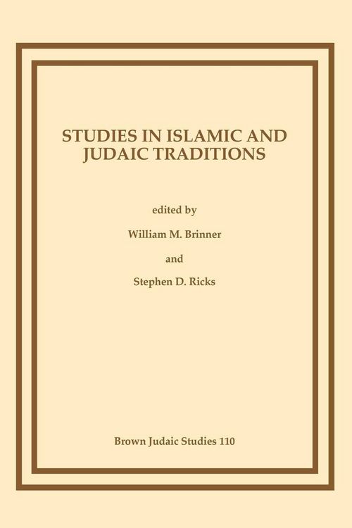 Produktbild: Studies in Islamic and Judaic Traditions