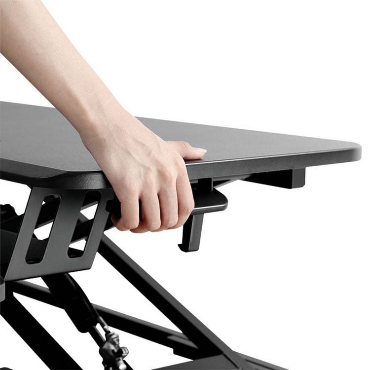 Produktbild: LogiLink EO0033 Sitz-Steh-Schreibtischaufsatz H&ouml;hen-Bereich: 100 bis 505mm Schwarz