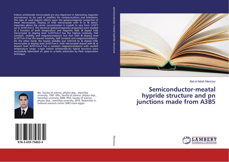 Produktbild: Semiconductor-meatal hypride structure and pn junctions made from A3B5
