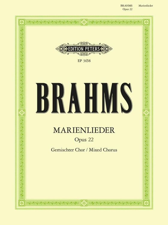 Produktbild: Brahms, J: Marienlieder Op. 22