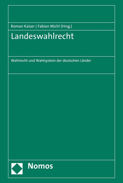 Produktbild: Landeswahlrecht