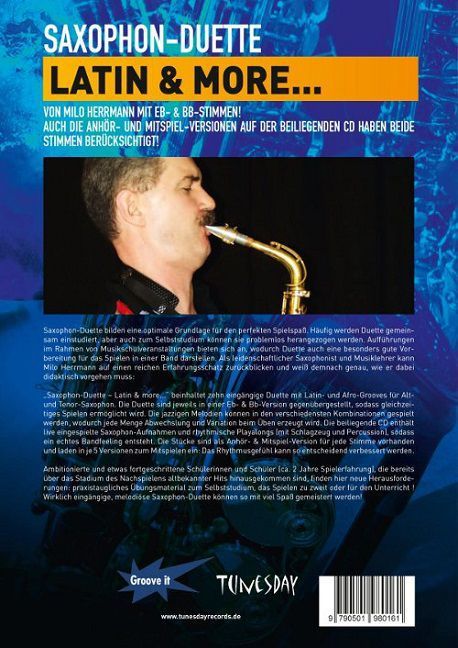 Produktbild: Saxophon-Duette - Latin & more, m. Audio-CD