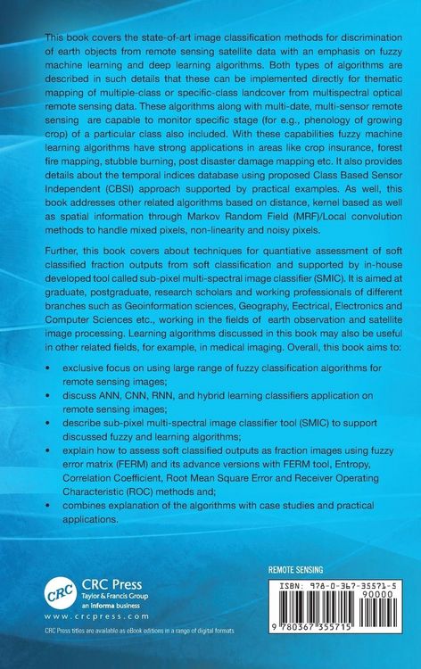 Produktbild: Fuzzy Machine Learning Algorithms for Remote Sensing Image Classification