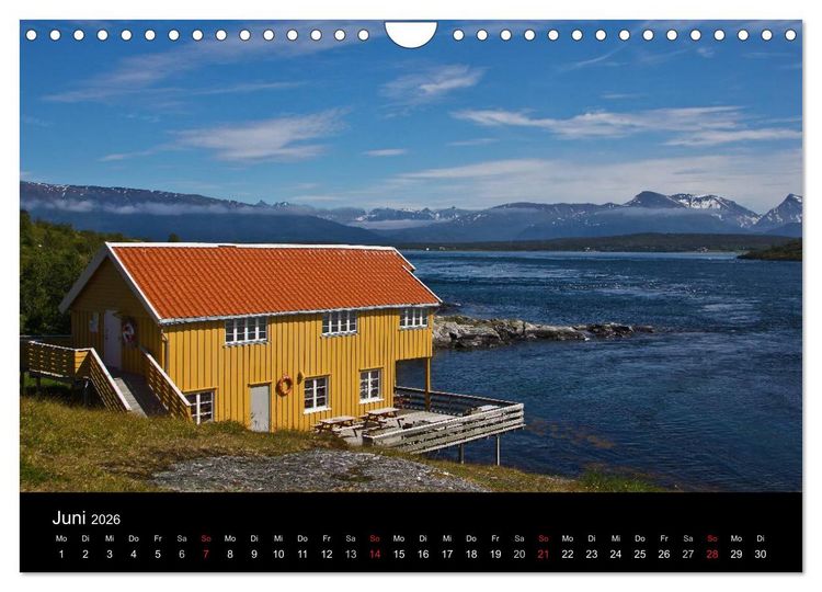 Produktbild: Norwegen - Faszination des Nordens (Wandkalender 2026 DIN A4 quer), CALVENDO Monatskalender