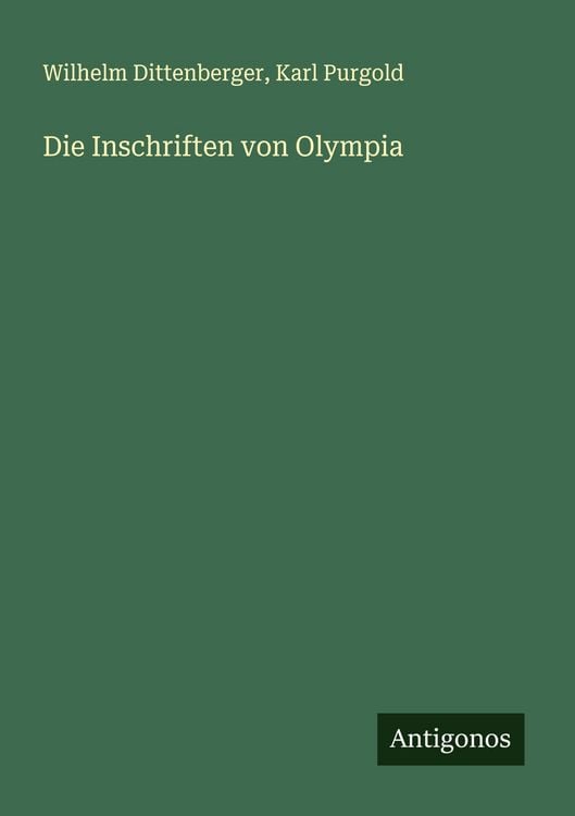Produktbild: Die Inschriften von Olympia