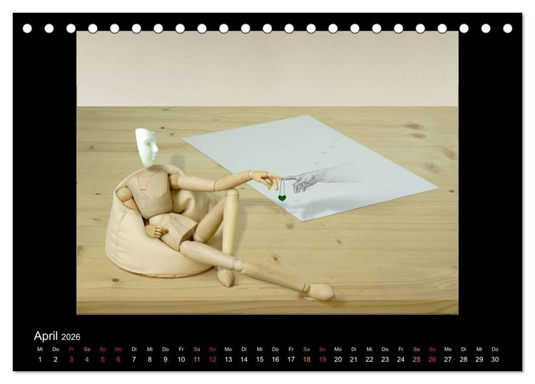 Produktbild: optische T&auml;uschungen 2026 (Tischkalender 2026 DIN A5 quer), CALVENDO Monatskalender