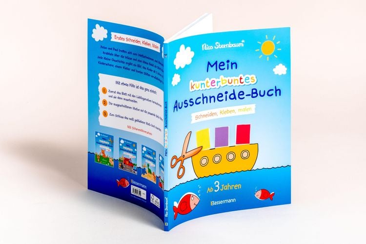 Produktbild: Mein kunterbuntes Ausschneide-Buch. Schneiden, kleben, malen ab 3 Jahren