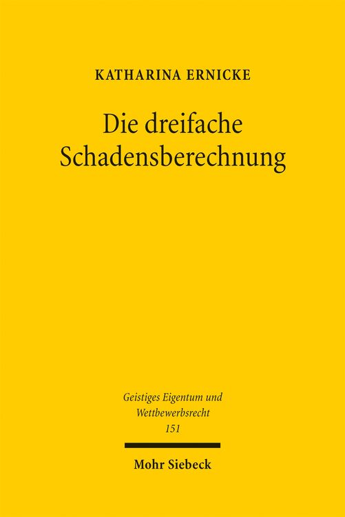 Produktbild: Die dreifache Schadensberechnung