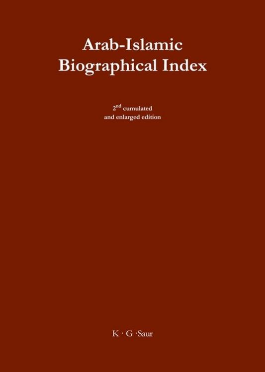Produktbild: Arab-Islamic Biographical Index II
