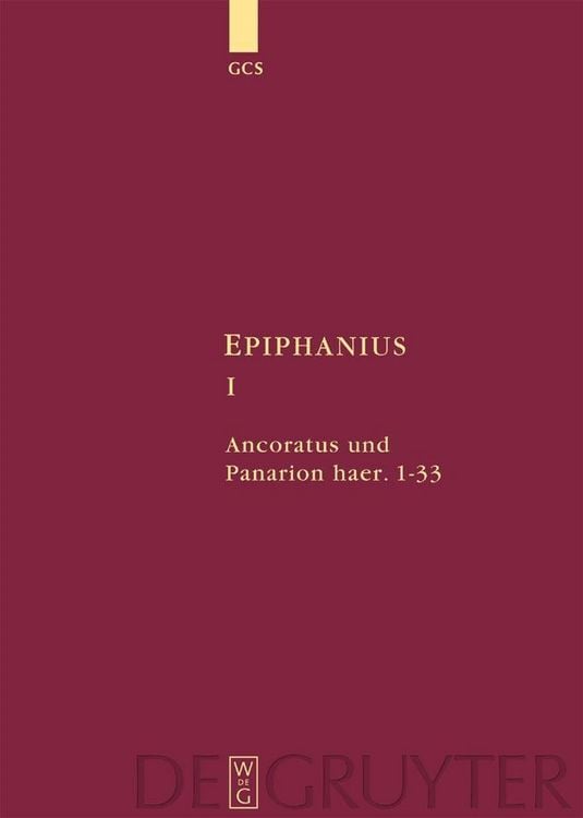 Produktbild: Ancoratus und Panarion haer. 1-33