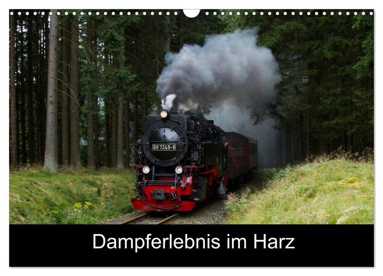 Produktbild: Dampferlebnis im Harz (Wandkalender 2026 DIN A3 quer), CALVENDO Monatskalender