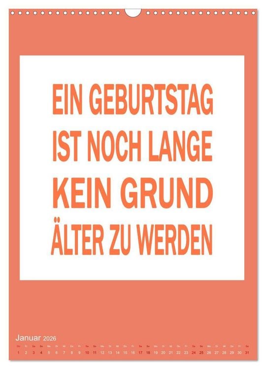 Produktbild: Memo an mich (Wandkalender 2026 DIN A3 hoch), CALVENDO Monatskalender