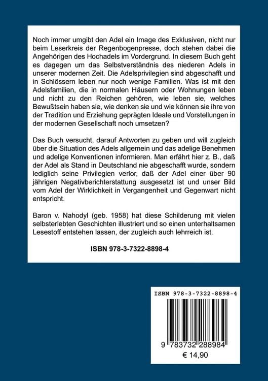 Produktbild: Adeliges Bewu&szlig;tsein