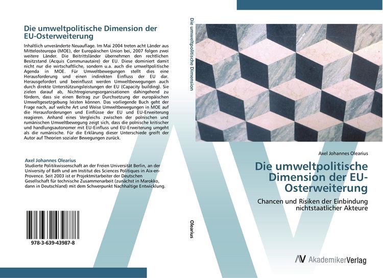 Produktbild: Die umweltpolitische Dimension der EU-Osterweiterung