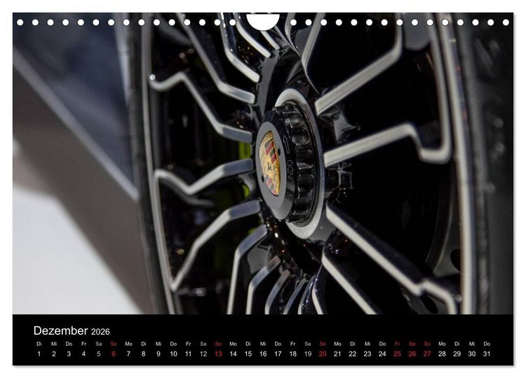Produktbild: Heiligs Blechle - Porsche-Ikonen im Detail (Wandkalender 2026 DIN A4 quer), CALVENDO Monatskalender