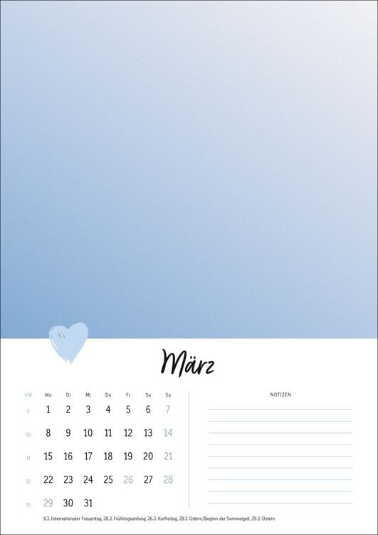 Produktbild: Kreativkalender Mit Liebe gemacht A4 2027