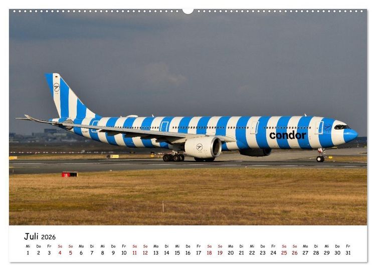 Produktbild: Ein Jahr in der Welt der Luftfahrt (Wandkalender 2026 DIN A2 quer), CALVENDO Monatskalender
