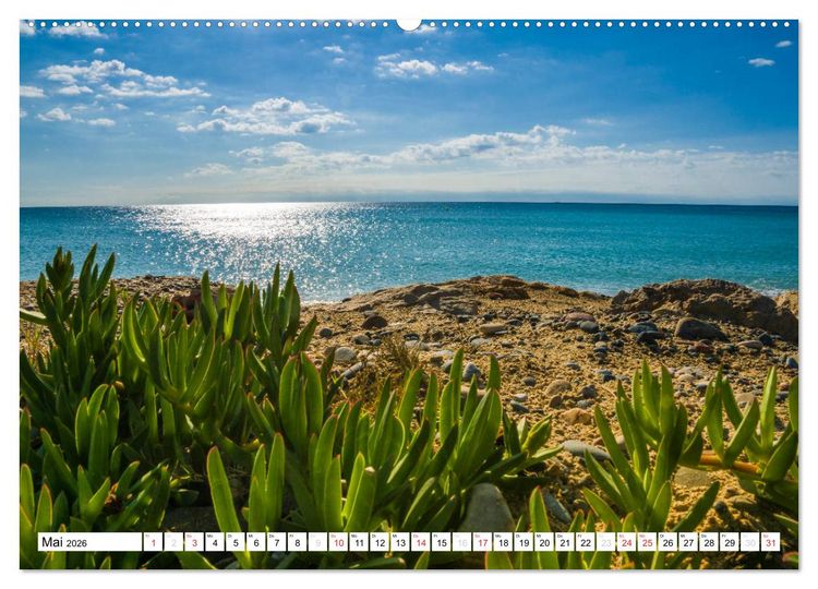 Produktbild: Miami Platja - Unvergessliche Meerblicke (hochwertiger Premium Wandkalender 2026 DIN A2 quer), Kunstdruck in Hochglanz