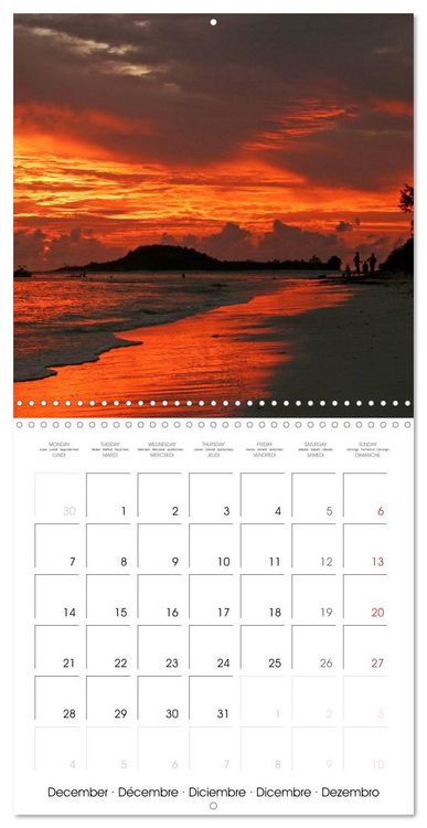 Produktbild: dream beaches - Seychelles (Wall Calendar 2026 12 &times; 12 Inch) CALVENDO 12 Month Wall Calendar