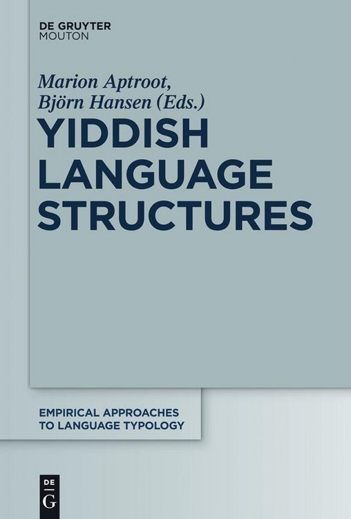Produktbild: Yiddish Language Structures