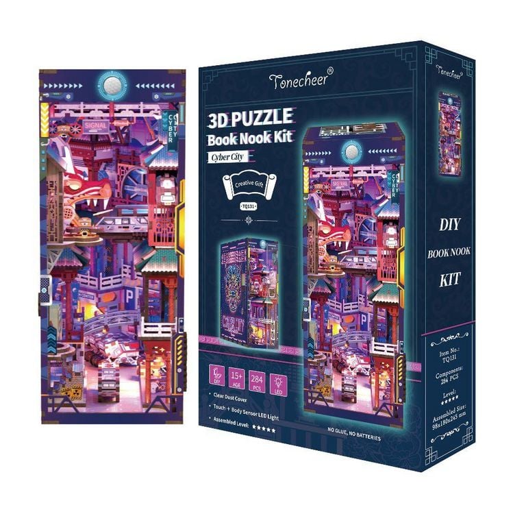 Produktbild: Book Nook DIY B&uuml;cherecke Cyber City