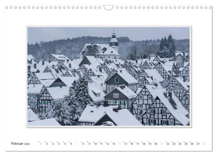 Produktbild: Emotionale Momente: Freudenberg &ndash; Ansichten einer Stadt. (Wandkalender 2026 DIN A3 quer), CALVENDO Monatskalender