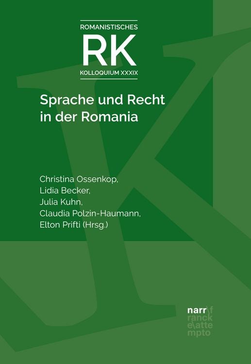 Produktbild: Sprache und Recht in der Romania