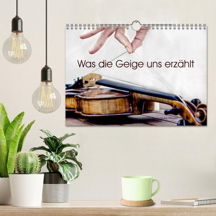 Produktbild: Was die Geige uns erz&auml;hlt (Wandkalender 2026 DIN A4 quer), CALVENDO Monatskalender