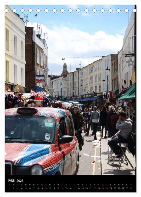 Produktbild: London - Impressionen (Tischkalender 2026 DIN A5 hoch), CALVENDO Monatskalender