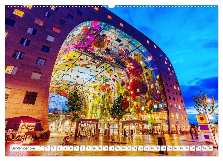 Produktbild: Impressionen moderner Baukunst (hochwertiger Premium Wandkalender 2026 DIN A2 quer), Kunstdruck in Hochglanz