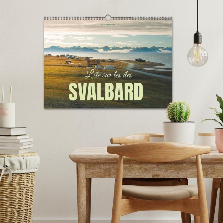 Produktbild: L'&eacute;t&eacute; sur les &icirc;les Svalbard (Calendrier mural 2026 DIN A3 vertical), CALVENDO calendrier mensuel