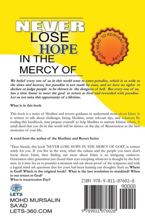 Produktbild: Never Lose Hope in the Mercy of God