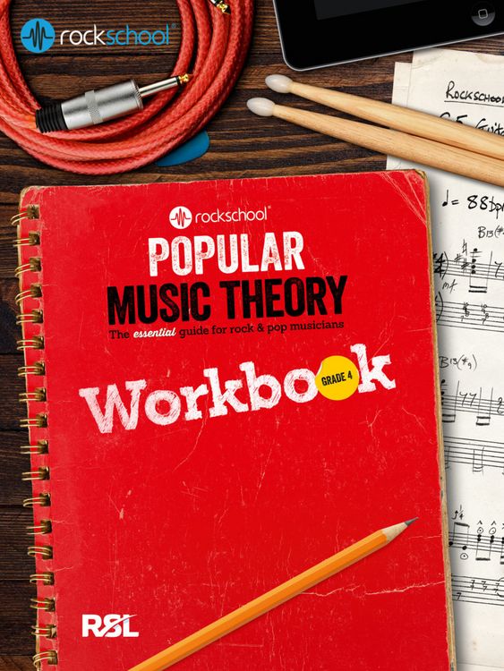 Produktbild: Rockschool Popular Music Theory Workbook Grade 4