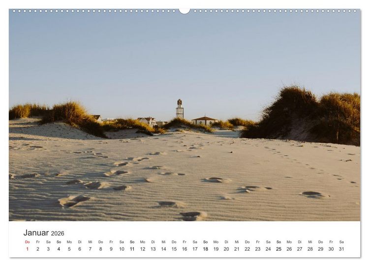 Produktbild: Sonnige Gr&uuml;&szlig;e aus Portugal (Wandkalender 2026 DIN A2 quer), CALVENDO Monatskalender