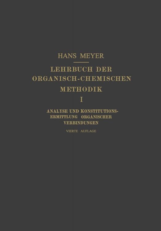 Produktbild: Lehrbuch der Organisch-Chemischen Methodik